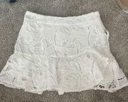 White skirt