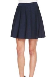 Parker Zoey Circle Mini Skirt Navy Blue | Size M