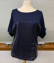 S // Michael Stars NWT Navy Blue Sequin Top