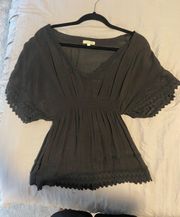 Crotchet Black Top