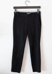 Aritzia Babaton Faux Suede Crop Slim Pants