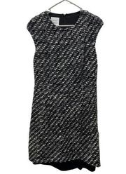 AKRIS PUNTO Sake Fifth Ave Wool Tweed Sheath Midi Dress Size 12