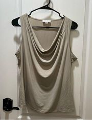 Nude Calvin Klein Tank Top Blouse Size XL