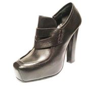 Proenza Schouler Black Leather High Heel Sandals