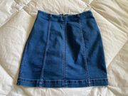 Denim Mini Skirt