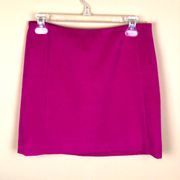 The Limited Women’s Wool Blend Fuchsia Pink Barbiecore Mini Skirt