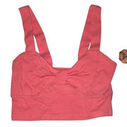 Mudd  CORAL COLOR SLEEVELESS CROPPED TOP SIZE XS