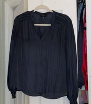 Current air navy blouse