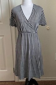 NWT Agnes & Dora Nightingale Wrap Dress | Gingham