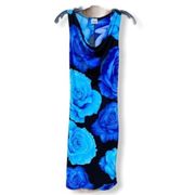 Timing Blue Floral Dress