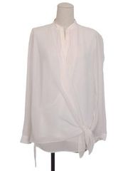 AllSaints Nova Shirt Blouse White Sz Chalk Small