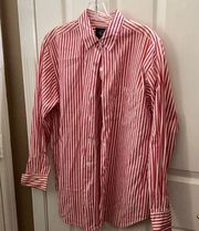 Ladies dockers awning stripe blouse (M)