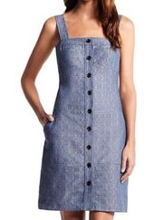 Derek Lam for DesigNation chambray jumper dress size 10