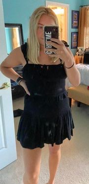 Black Ruffle Dress 