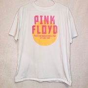 Pink Floyd White Short Sleeve Graphic Band Tee size medium