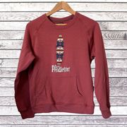 Surf Pendleton Brick Red Pullover Crewneck Sweat Shirt Women's SZ S