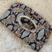 Snakeskin Clutch