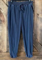 Lucky Lotus Lucky Brand Cropped Sweatpants Blue XL