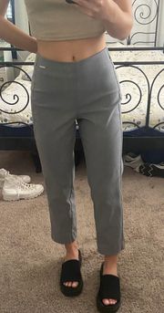 Grey Straight Leg Pants