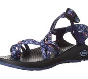 Chaco Classic Wink Blue Zx2 Blue Athletic Toe Loop Hiking Outdoor Sandal Size 10