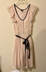 blush pink dress size 6