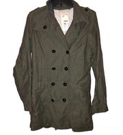 Levi’s Utility Button Peacoat Jacket Green Medium