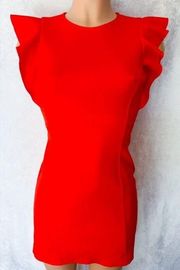 - Bright Orange, Slip Dress