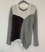 Promesa Grey Colorblock Sweater M/L