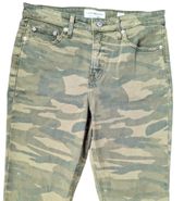 Lucky Brand Bridgette Crop Jeans Camo Green Military - Women's Size 8