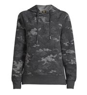 Athletic Works Womens Hoodie Size XL Black Gray Camouflage New