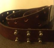 Anthropology adjustable leather belt