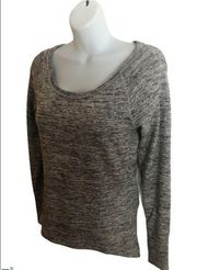 Athleta Sweater No Sweatin It Pullover Gray Sz. XXS Winter Lightweight Cozy