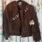 NWT Rare 1st Edition Shaggy Hooded Chewbacca Jacket  - Junior’s Size M