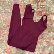 Old Navy Active Old Navy Plum Colored Athletic Jumpsuit