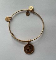 Alex and ani “A” bracelet