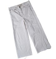Soft Surroundings Ivory Ultimate Denim High Rise Straight Wide Leg Jeans 8