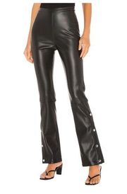 Line & Dot Kourtney High Waist Faux Leather Pants Size Large