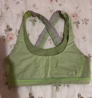 Lime Green Sports Bra