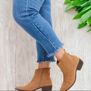 Arula Rager Wide Width Ankle Boot in Golden Wheat A Beautiful Soul Altar’d State