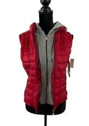 YMI Junior Hooded Puffer Vest NWT