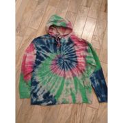 NEW Delta Fleece women's large tie-dye fleece lined sweatshirt