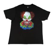 Halloween Clown Black Graphic T-shirt