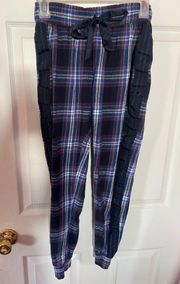 Blue Plaid Pajama Pants