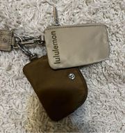 lululemon dual wristlet pouch trench and artifact