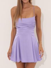 Dress - Dora Line Dress In Purple