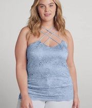 NWT Venus Strappy Lace Banded Tank Top