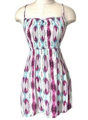 Band of Gypsies tye dye sleeveless dress