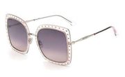 Jimmy Choo Sunglasses Women's Dany/S KTSF7 Palladium-Lilac Sz 56-21-145