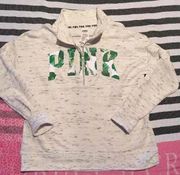 PINK - Victoria's Secret NWT VS pink tropical crewneck pullover M