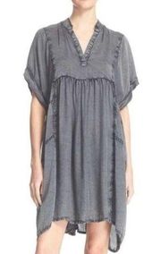 Zadig & Voltaire Gray Rastana Drapey Tunic Dress